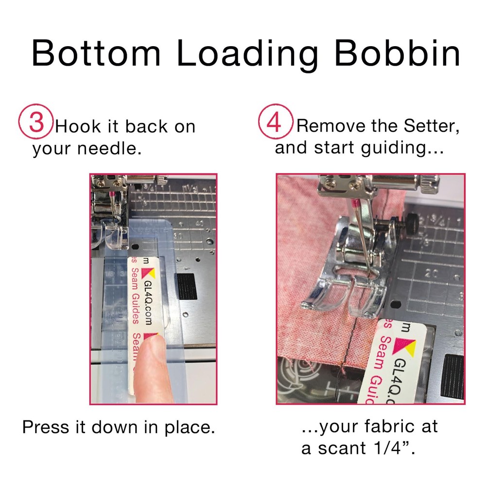 Easy Seam Guide set Guidelines4Quilting sewing accessory tool