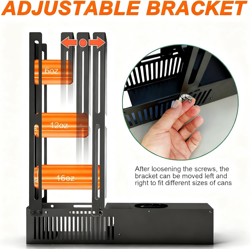 Electric Can Crusher,8Oz16Oz&12Oz Automatic Can Crusher, Automatic Can Eject,Can