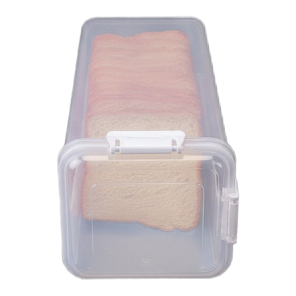 Bread Keeper Container Airtight Lid with Slide Tray for Kitchen Bread Storage