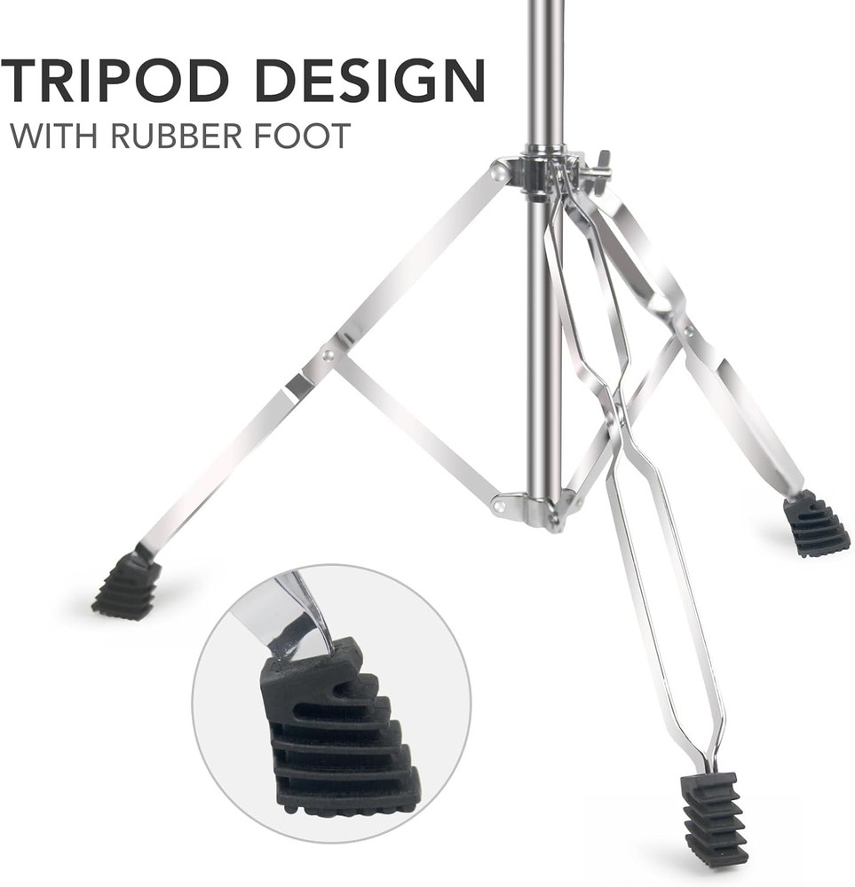 Adjustable Cymbal Stand for Drum Hardware Percussion Mount Holder 2 Pack