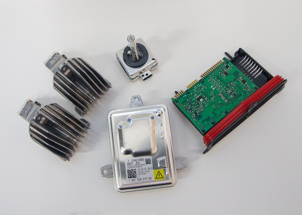 2014-2016 BMW 528I 535I Right Passenger Headlight Control Module Ballast Kit 5Pc