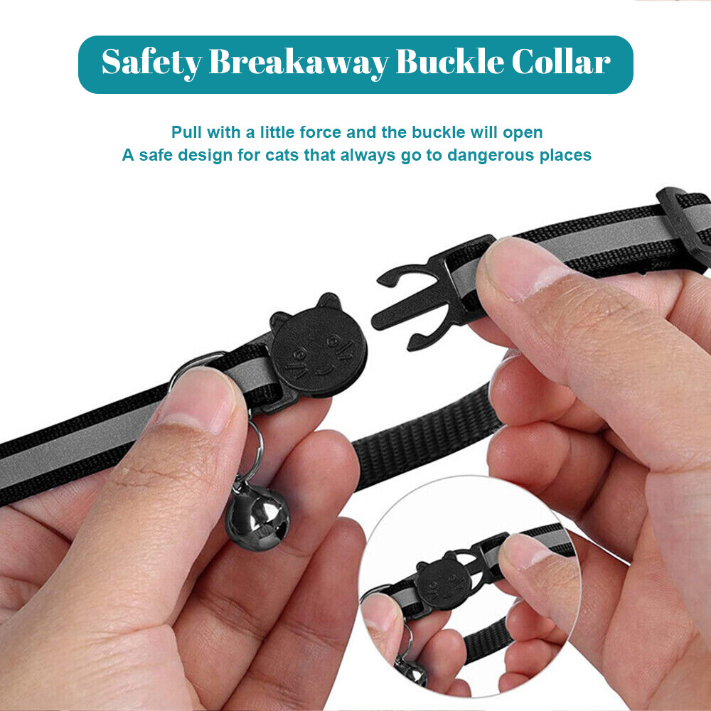 Pet Collar with Bell for Small Dogs and Cats Apple AirTag Case Cover Anti-Lost