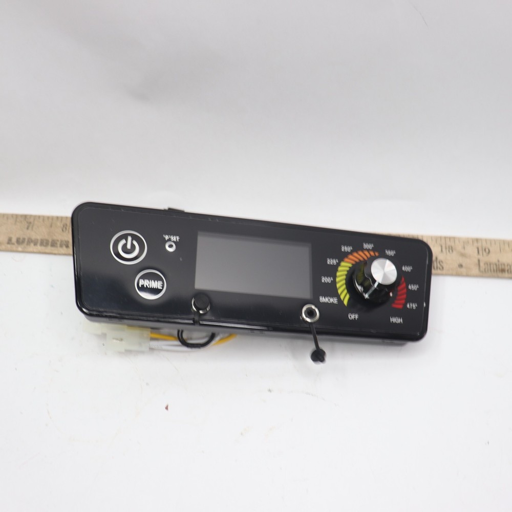 Digital Thermostat Control Board with LCD Display Matte Black 9"