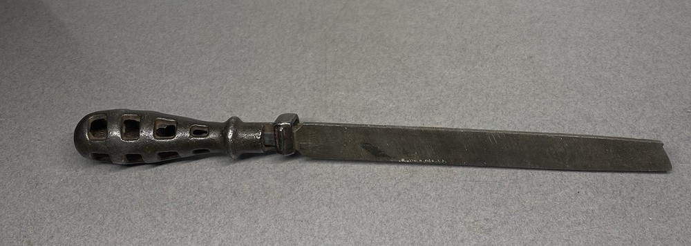 Antique Vintage File Tool Cast Iron Handle