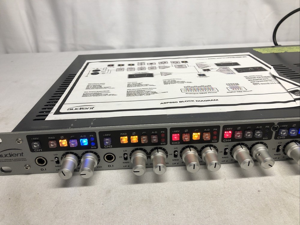 Audient ASP880 8-Channel Microphone Preamplifier