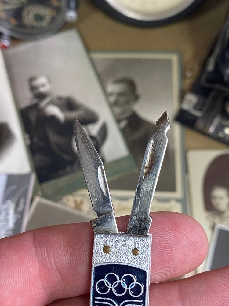 Knife Multitool Travel Olympics Keychain