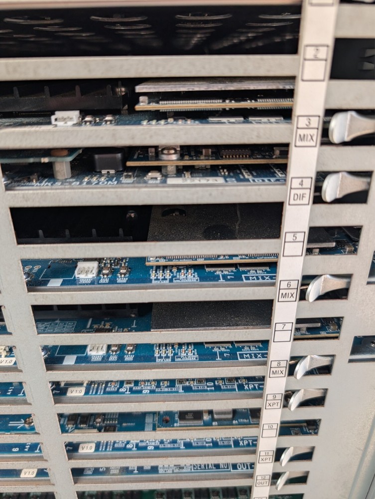 Sony MVS-8000A Multi-Format Switcher Frame – 51 Inputs, 24 Outputs