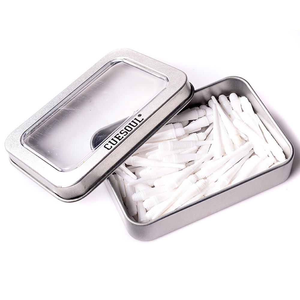 CUESOUL 100 PCS/Set White Soft Tip Points For Soft Tip Darts-32mm