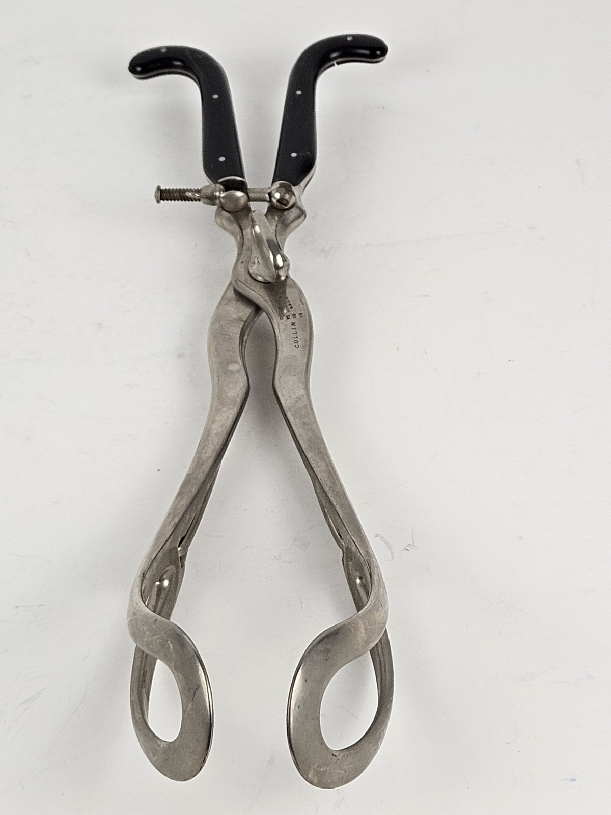 Antique 1800s US Civil War Surgeon Doctors Birthing Forceps Maison Collin France