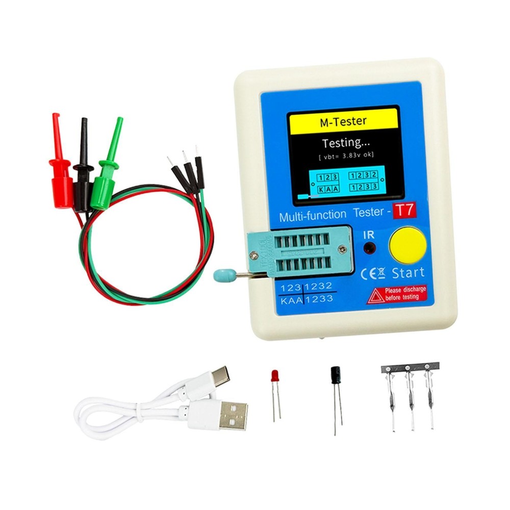 Meter Transistor Meter LCD Display Multimeter Transistor Tester Capacitor