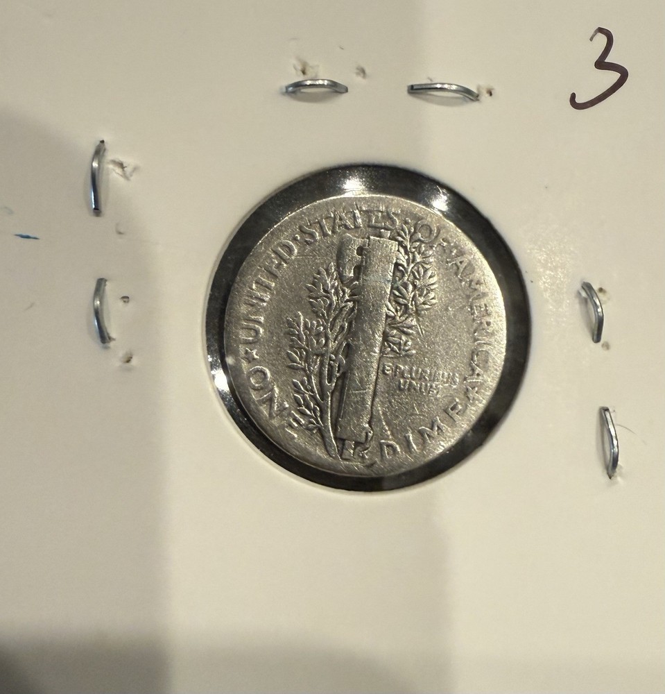 1945 Mercury Dine 10c 90% Silver