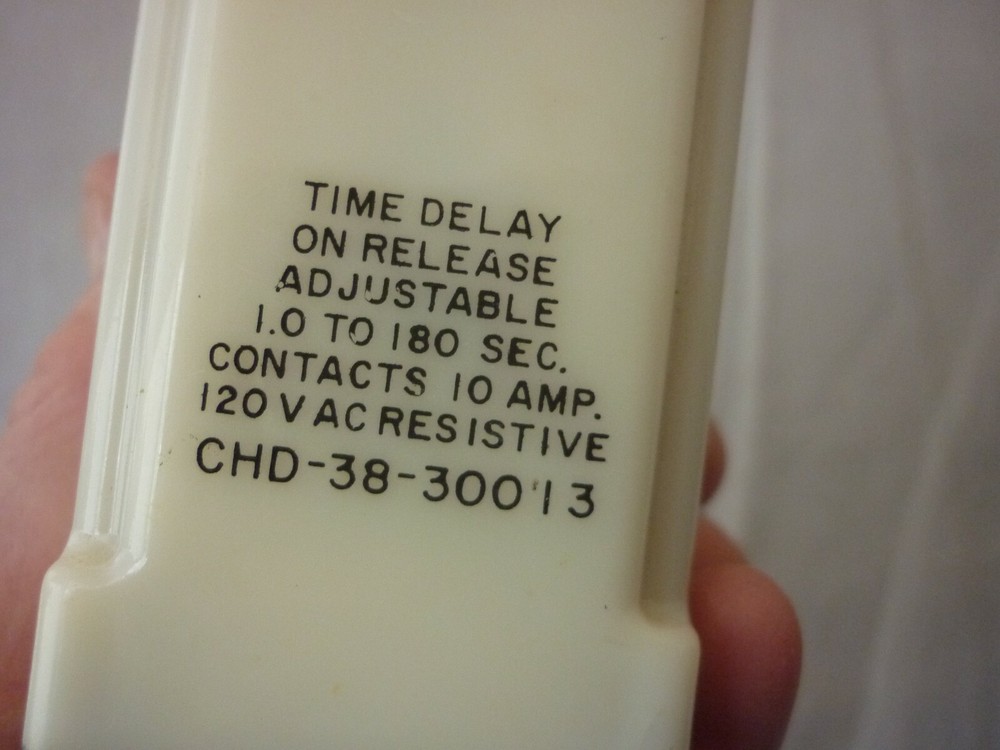 AMF POTTER & BRUMFIELD TIME DELAY RELAY ADJUSTABLE CHD-38-30013