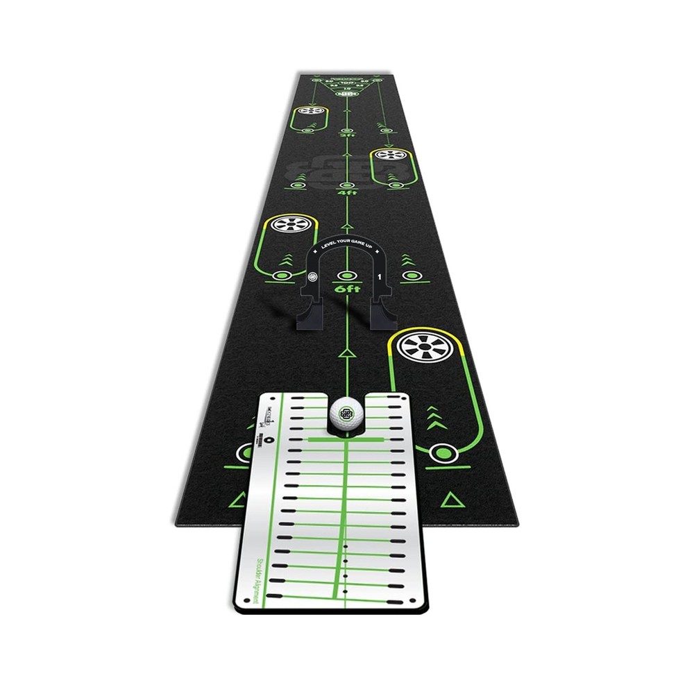 Unlock Your Potential: Back 2 Basics - Play-Off Putting Mat & Pro Path Mirror...
