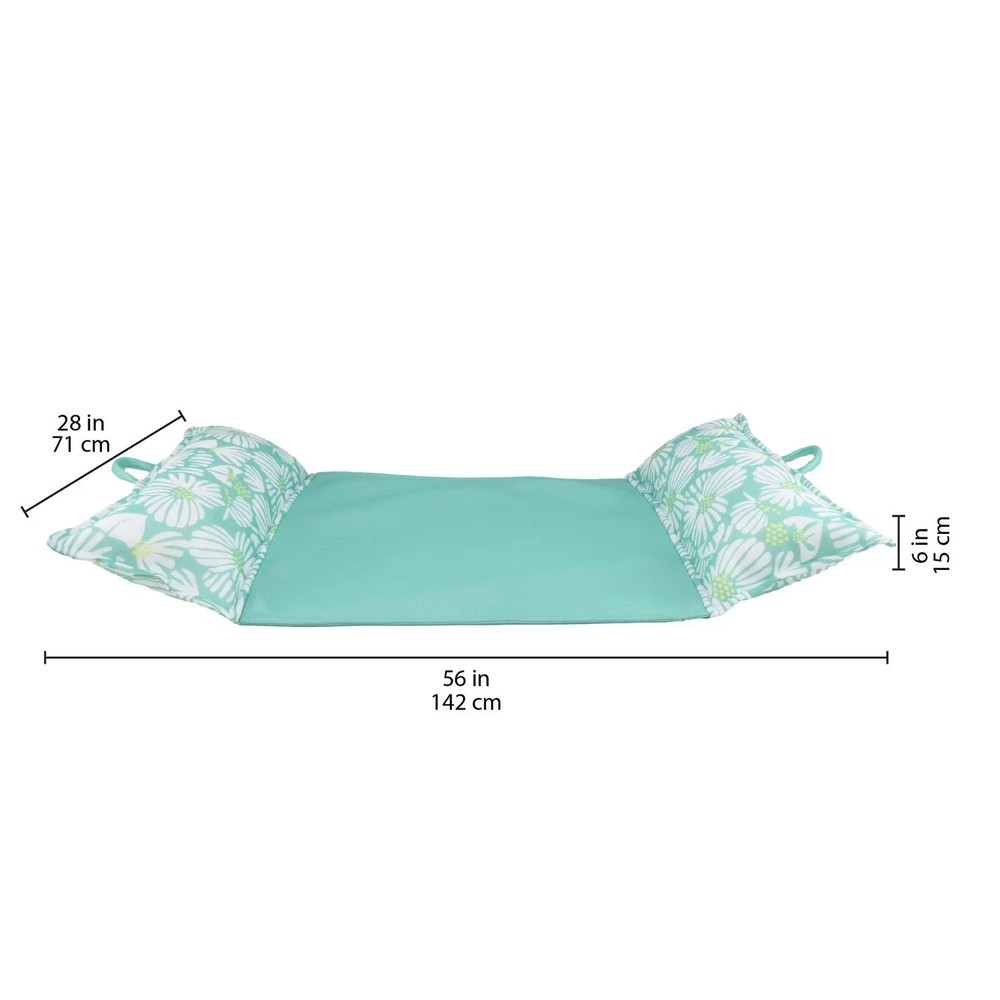 Member's Mark Mesh Pool Hammock Float, Mint Flowers