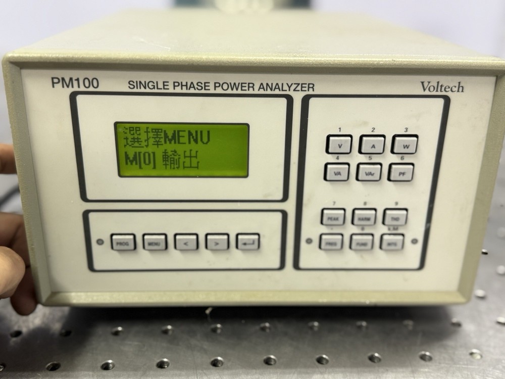 Voltech PM100 Power Analyzer – Powers On, Untested