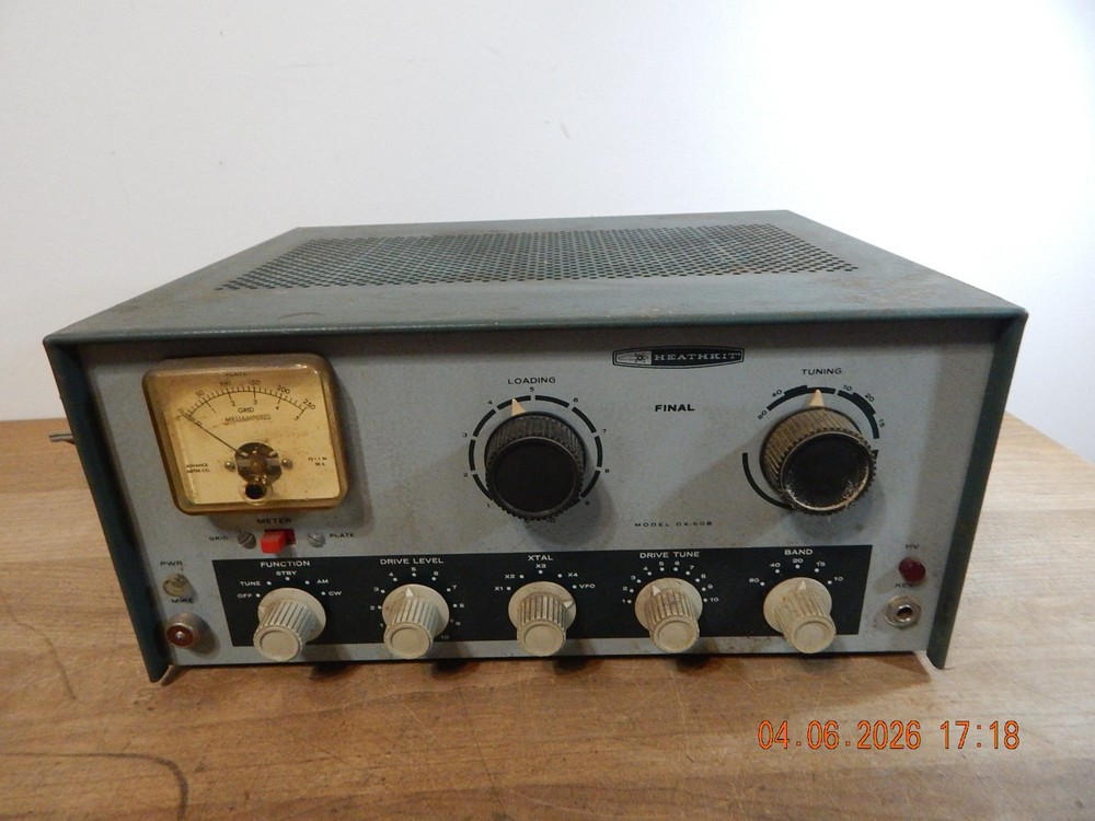 Heathkit DX-60B Vintage Ham Radio Transmitter UNTESTED