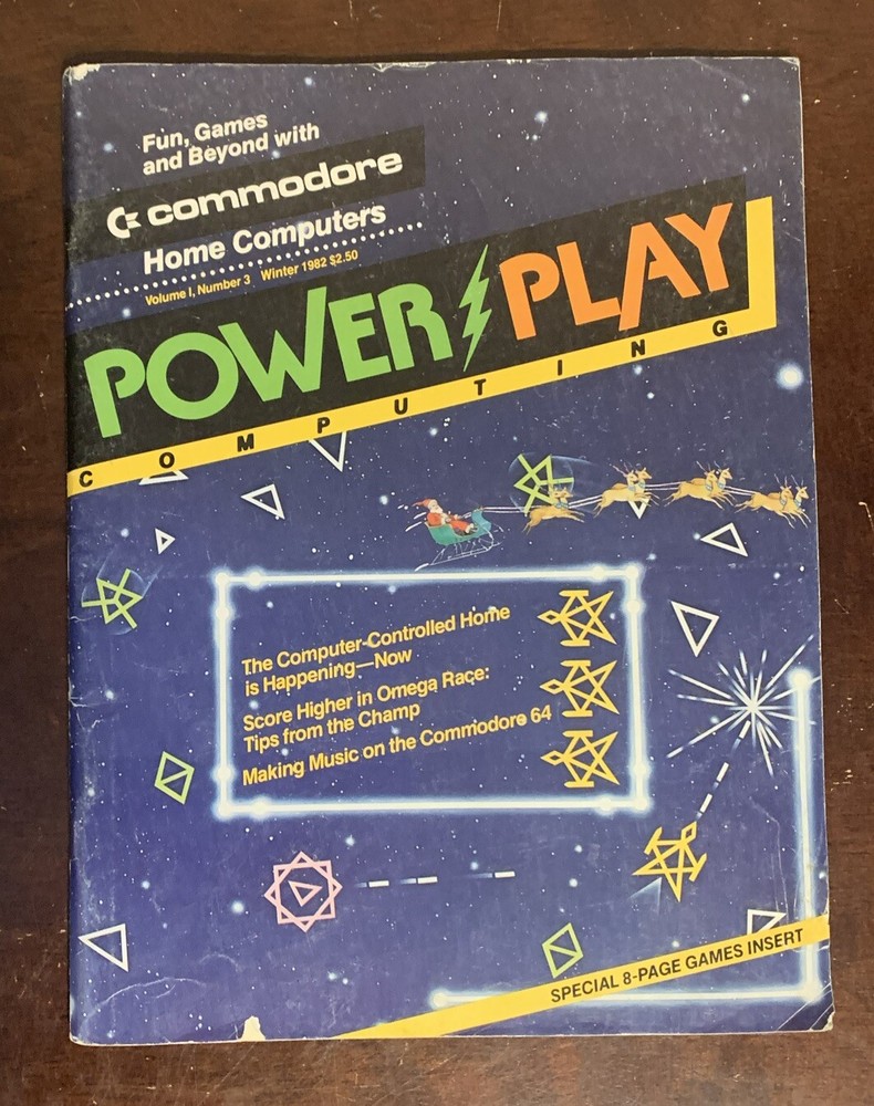 Commodore Power Play Home Computing Winter 1982 Volume 1 Number 3 Magazine