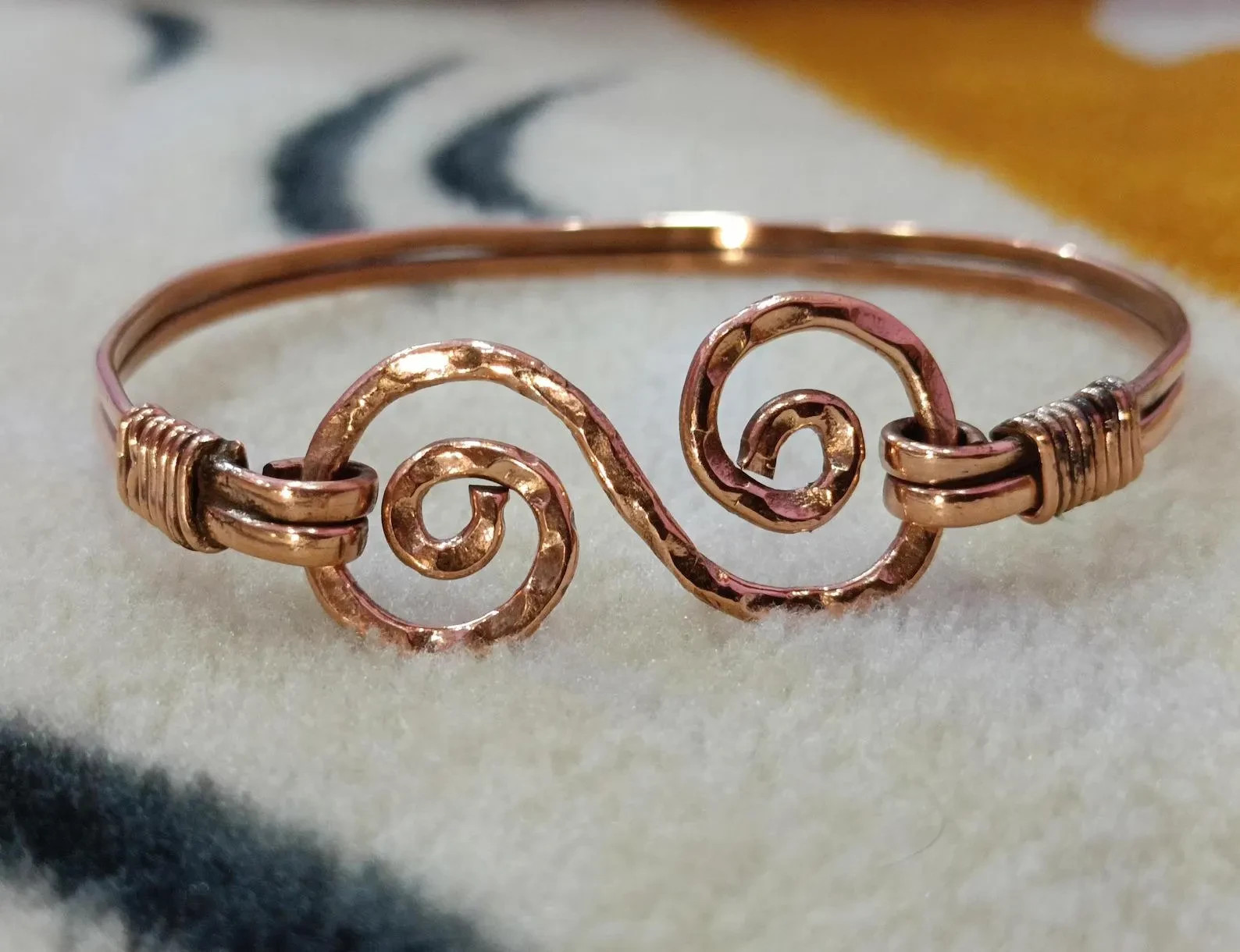 1 Pc Pure Copper Bracelet Bangle, Healing Bangles, Unisex, Dainty