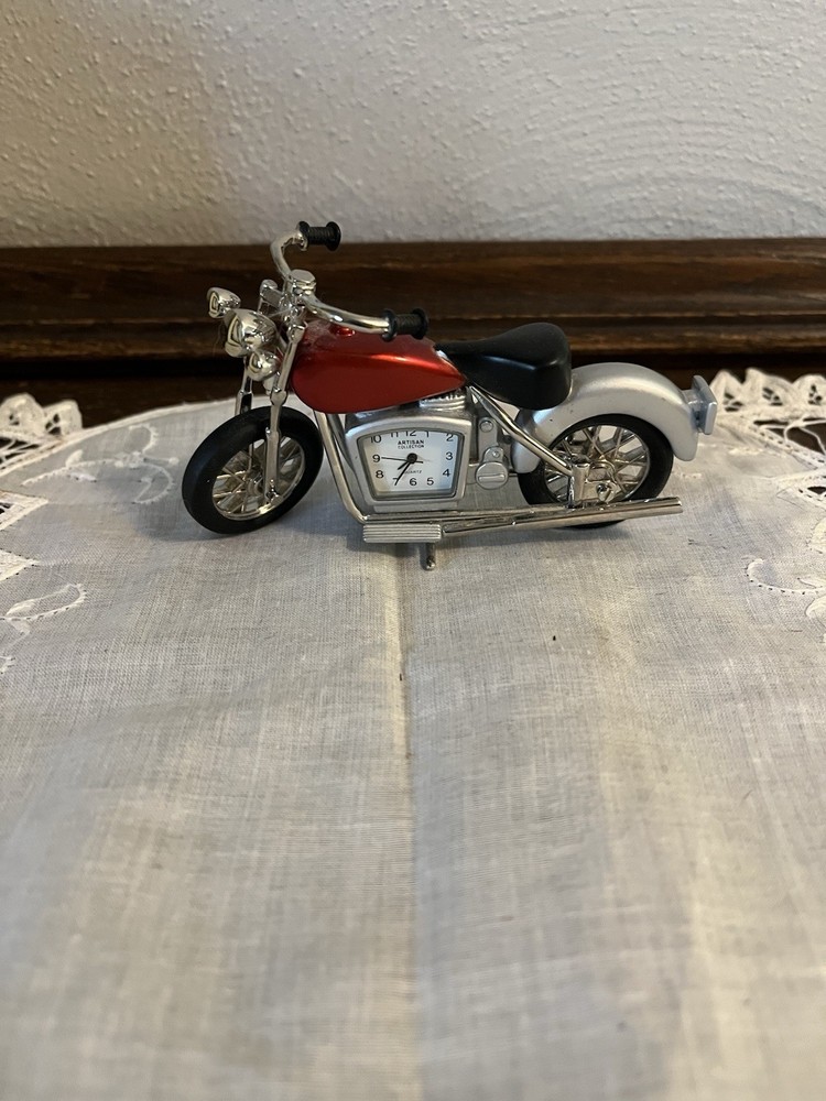 Miniature Motorcycle Clock