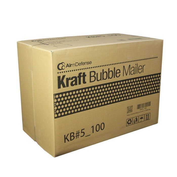 #5 10.5x16 Kraft Bubble Padded Envelopes Mailers Yellow Shipping Bag AirnDefense