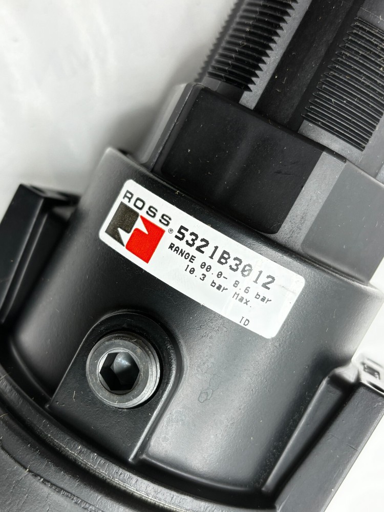 ROSS CONTROLS MODEL 5321B3012 COMBINATION FILTER REGULATOR 3/8" NPT 10.3 BAR 🎯