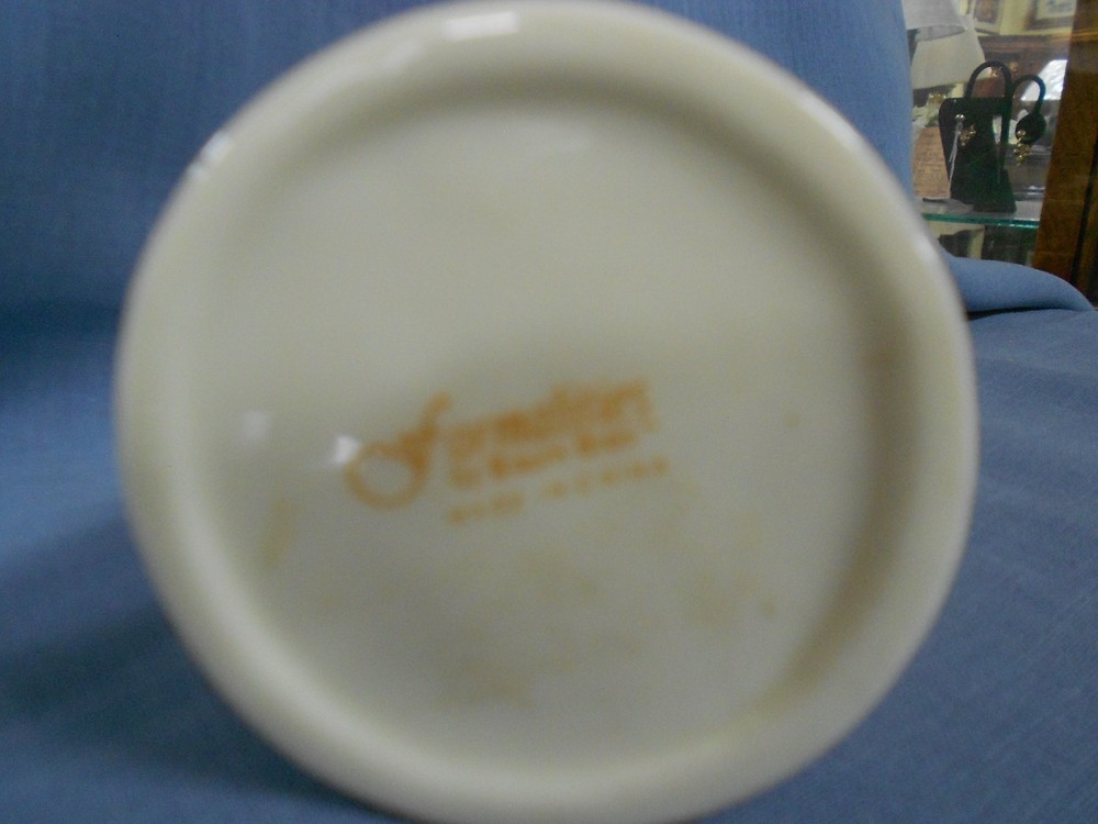 Baum Brothers Mary with Cross Rosary Beads Container 4 inches high