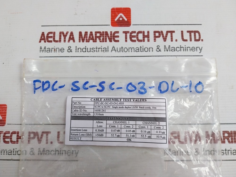 FPC-SC-SC-03-D-L-010 Fiber Optic Cable