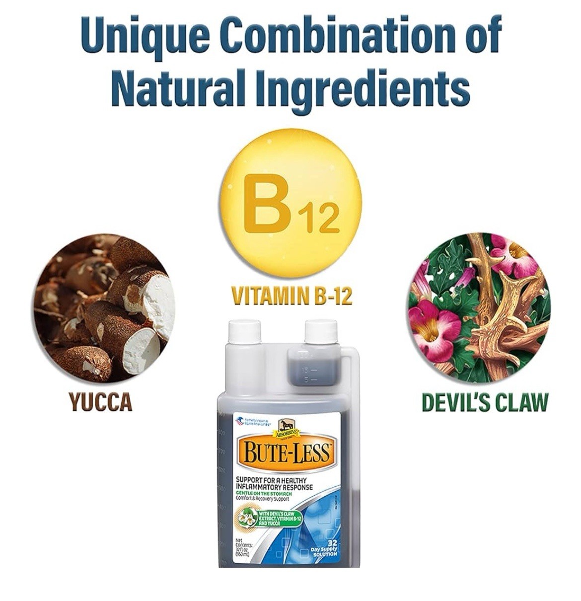 Absorbine Bute-less Solution 32 Oz - 32 Day Solution