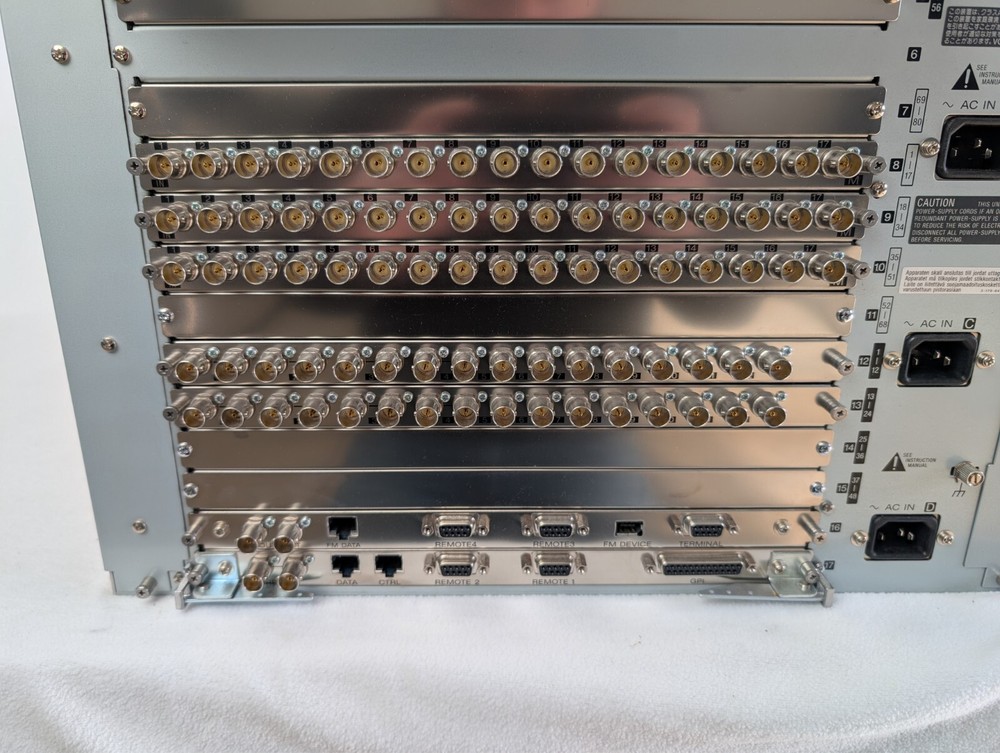 Sony MVS-8000A Multi-Format Switcher Frame – 51 Inputs, 24 Outputs