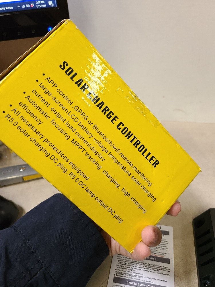 MPPT Solar Charge Controller LCD 12V/24V
