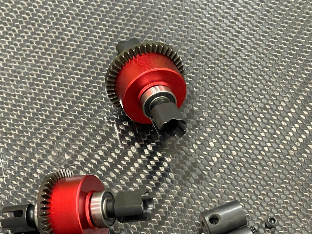 Front & Rear Differential Diff for Arrma Kraton Typhon Fireteam Limitless 6s Red