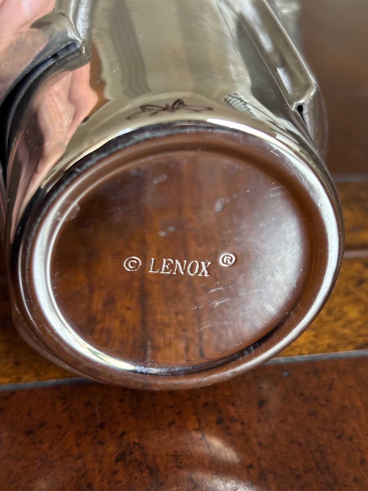 VINTAGE LENOX CHROME BUTLER MARTINI SHAKER