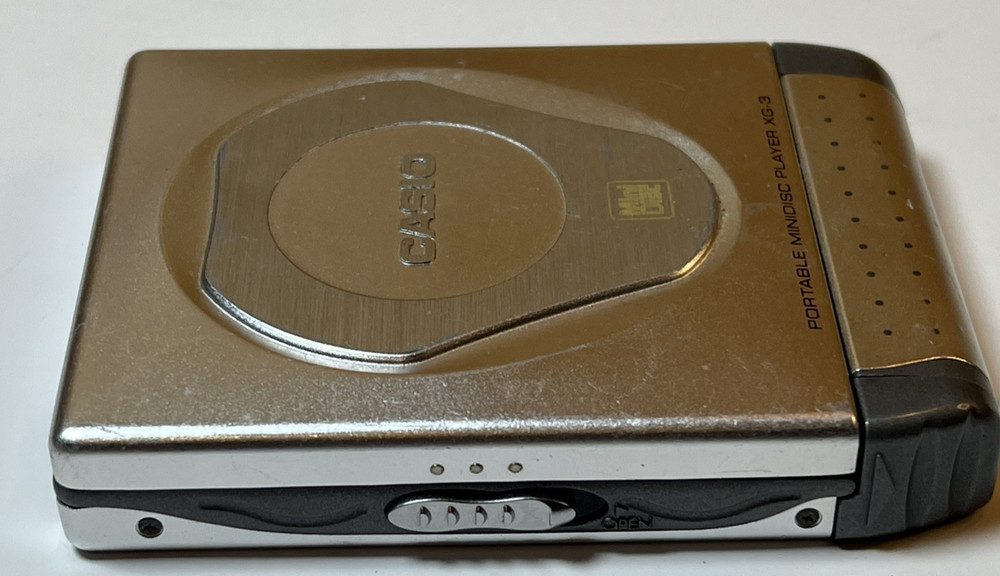 Casio Portable Minidisc Player XG-3 Untested Unit Only