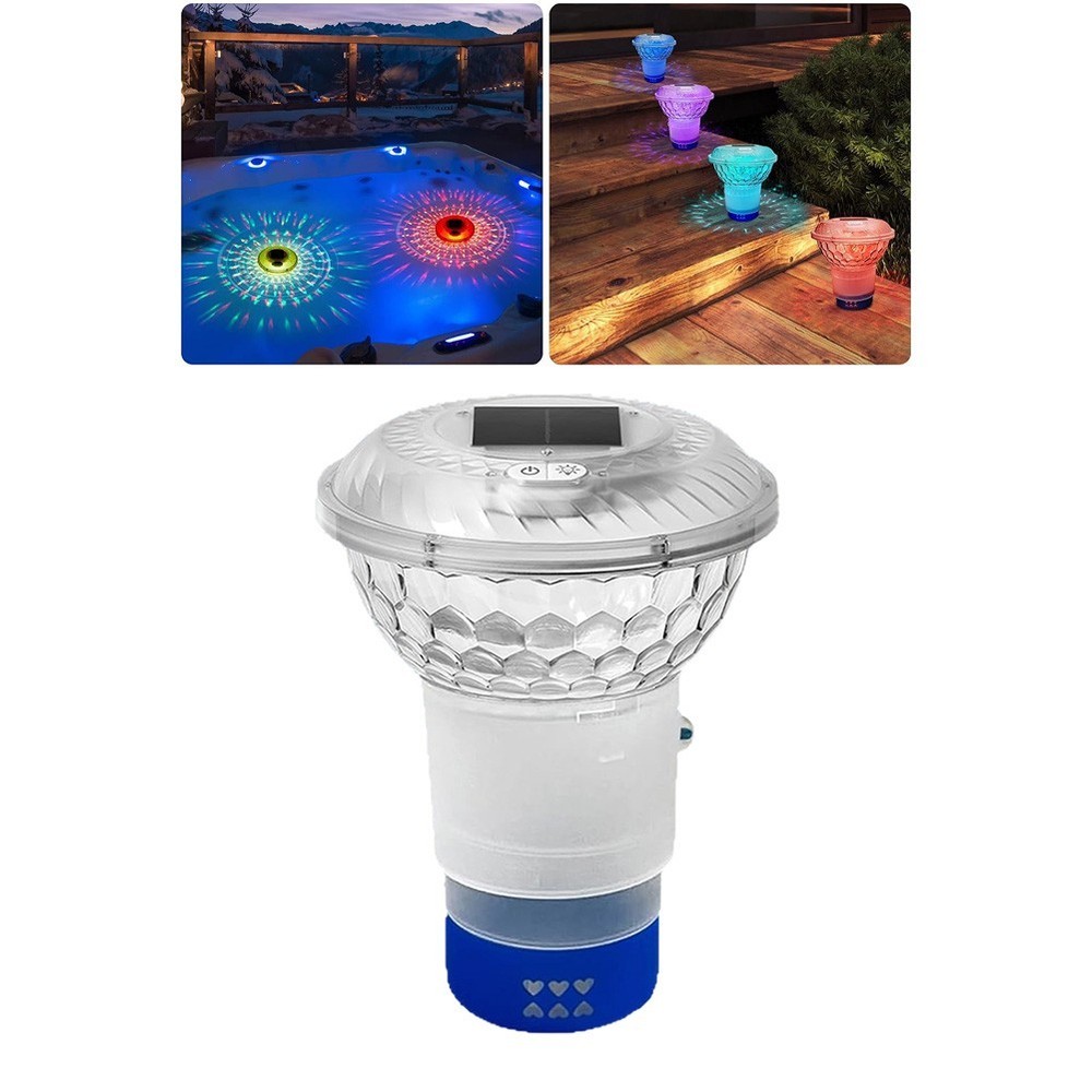 Illuminated Pool Floater with User Friendly Features for Effortless Maintenance