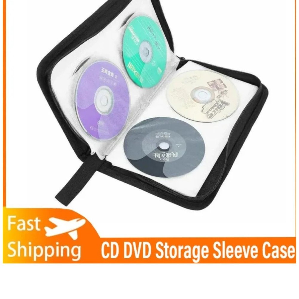 80-Sleeve Disc DVD CD Disc Holder Carry Case Protector Storage Bag Wallets....