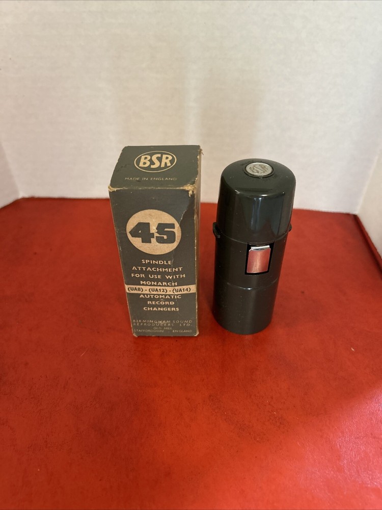 Vtg Birmingham 45 Record Spindle Attachment For Monarch Automatic Record Changer