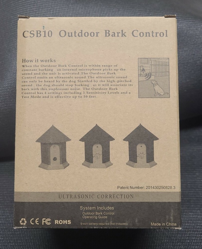 Outdoor Bark Control System CSB10 Ultrasonic