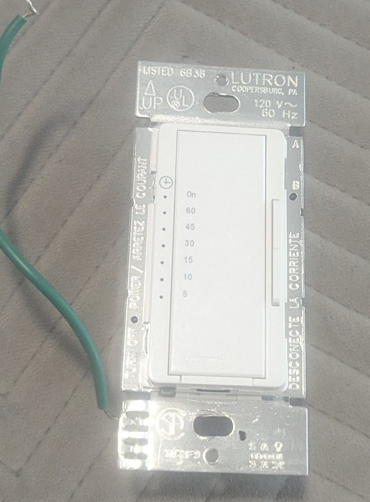 Lutron Maestro Timer Switch (MA-T51MN-WH)
