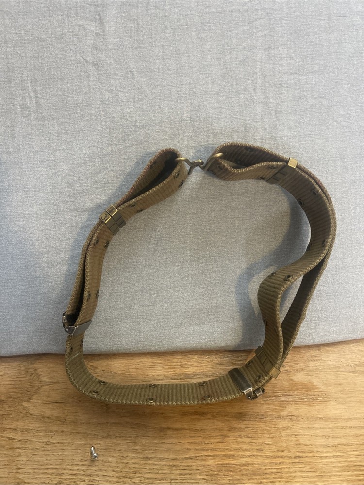 ORIGINAL US ARMY EQUIPMENT FIELD BELT-green