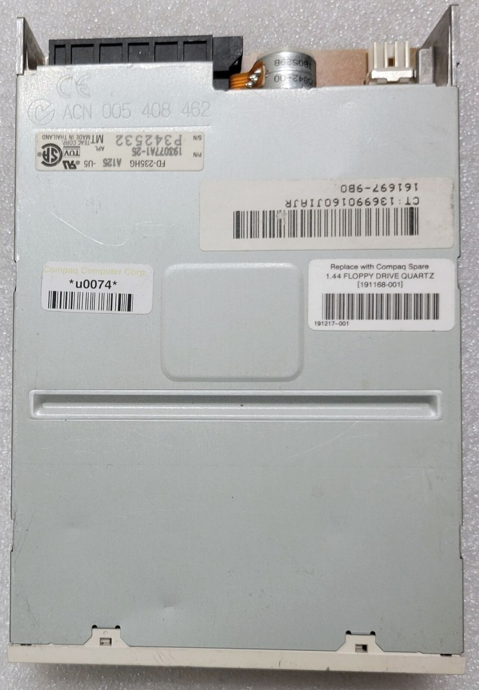 TEAC FD-235HG 1.44Mb 3.5" Internal Floppy Disk Drive, Beige
