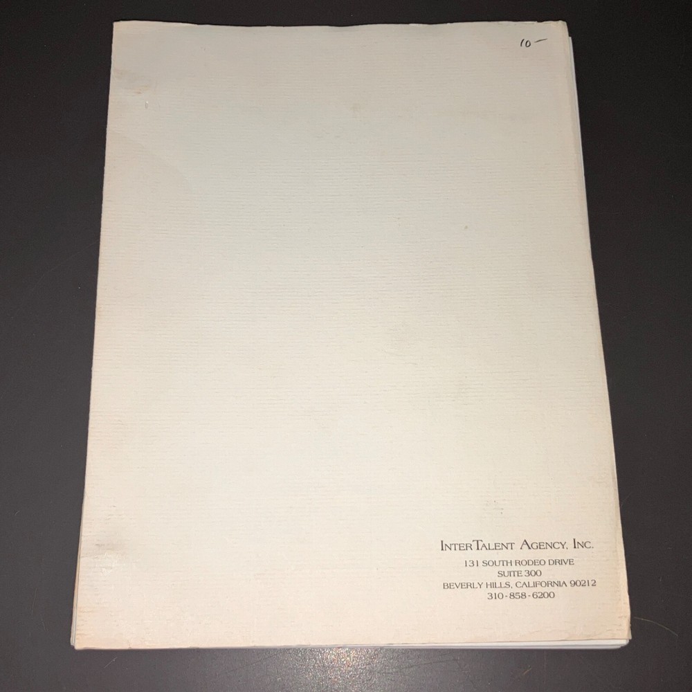 AMOS & ANDREW (12/91) Cage & Jackson / Agency Script + COA!