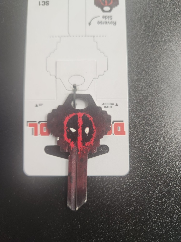 MARVEL DEADPOOL SCHLAGE SC1 KEYBLANK - READ DETAILS BELOW