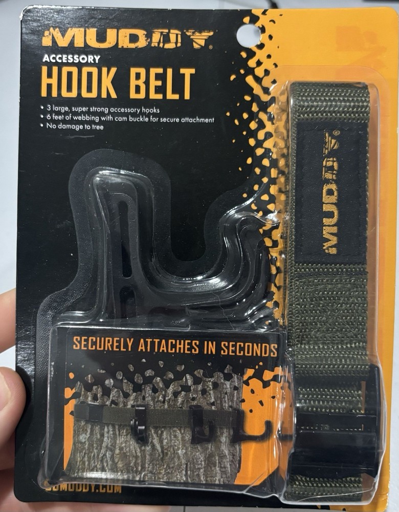MUDDY HOOK BELT - 6 ft. Tree Strap - Tree hook