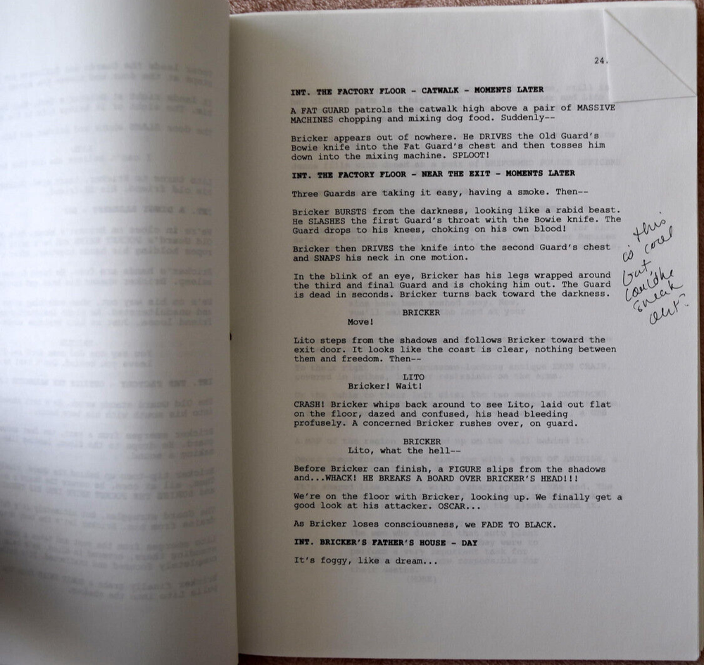 Rylend Grant and Dikran Ornekian " Smugglers " Original Screenwriter Script
