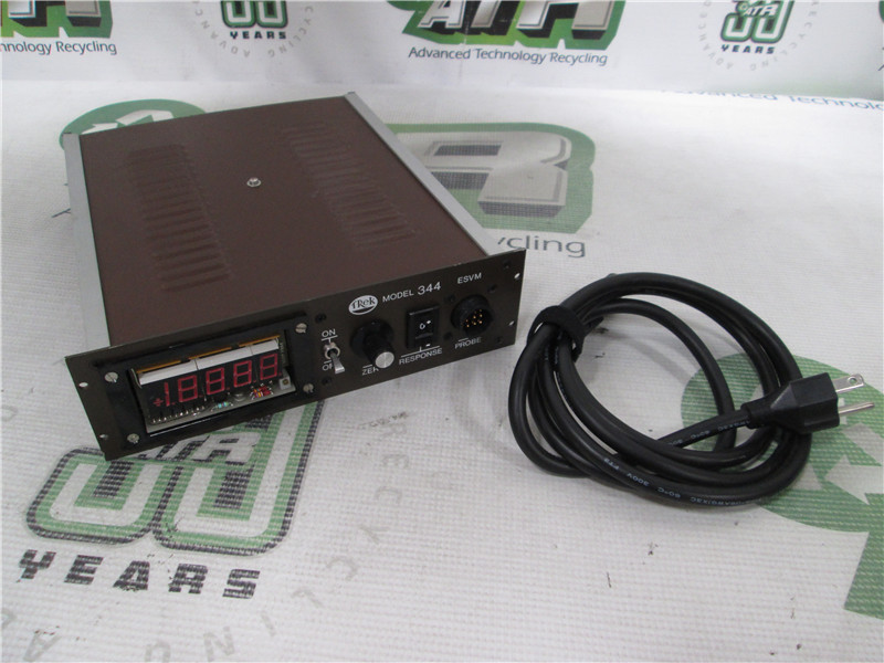 Trek 344-3 Electrostatic Voltmeter with Power Adapter Missing Display Cover