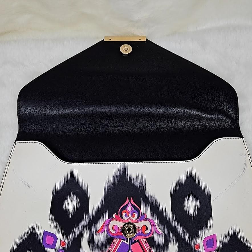 Emilio Pucci Clutch Bag Geometric Pattern 12.2 inches