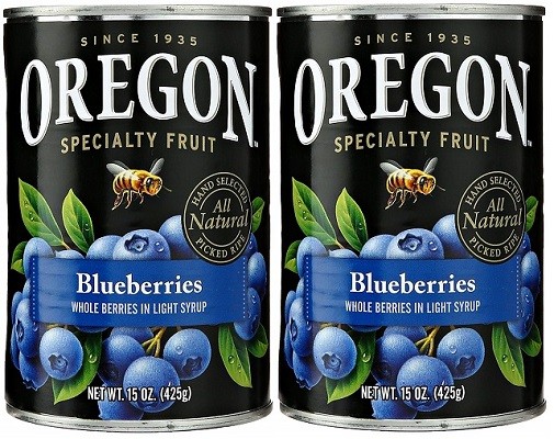 Oregon Specialty Fruit Blueberries 2 Can Pack