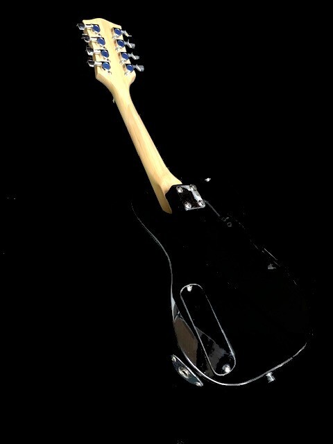 GREAT PLAYING NEW 8 STRING ELECTRIC MANDOLIN SUNBURST SOLID MANDO CASTER