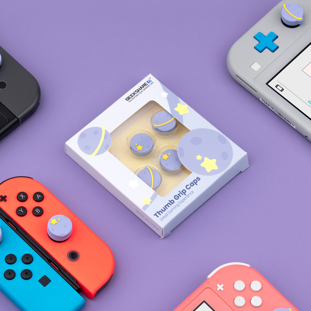 GeekShare Thumb Grips Analog Stick Caps for Nintendo Switch & Switch OLED &Lite
