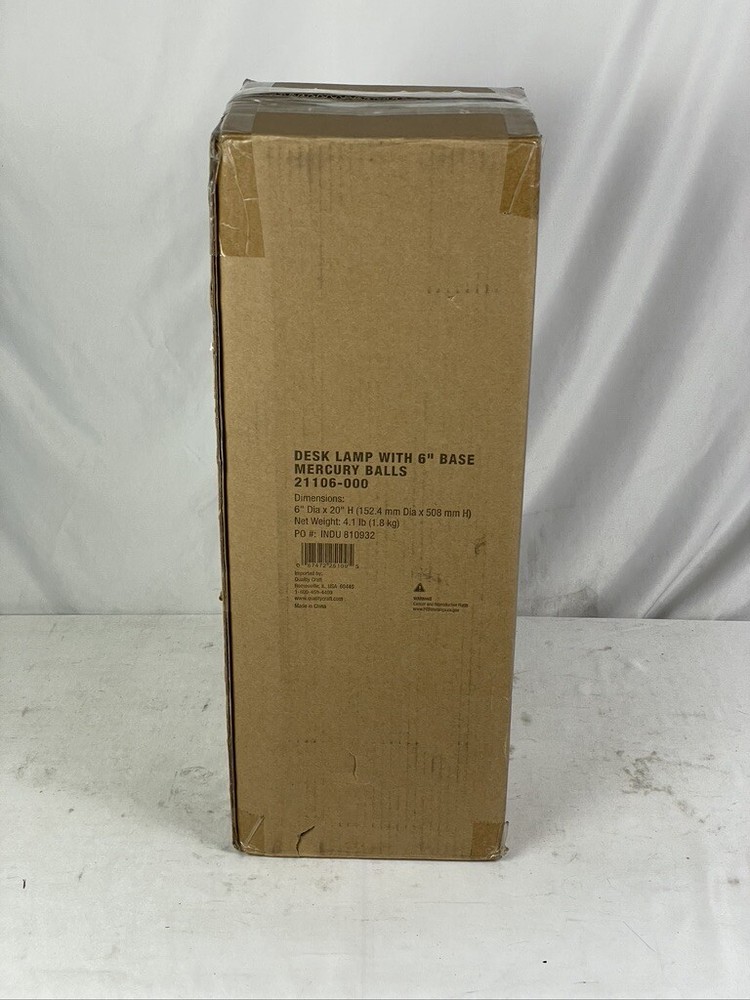 Quality Craft 6" Desk Lamp Base
